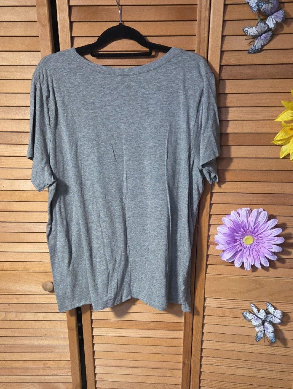 Torrid Gray Short-Sleeve Skull Graphic Tee with Turquoise & Gold Accents - Picture 7 of 7
